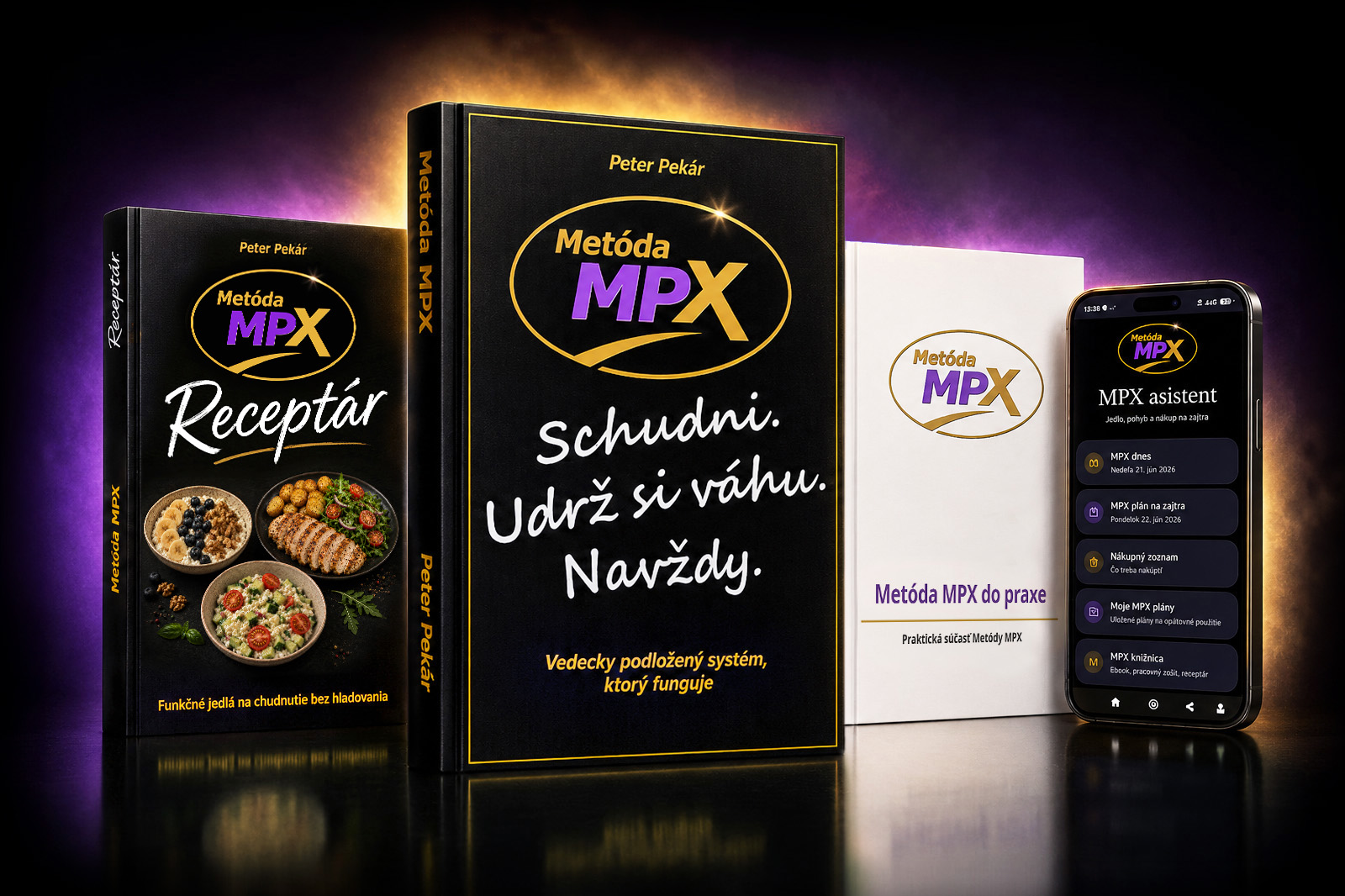 Kompletný balík Metóda MPX - kniha, receptár, sprievodca a aplikácia